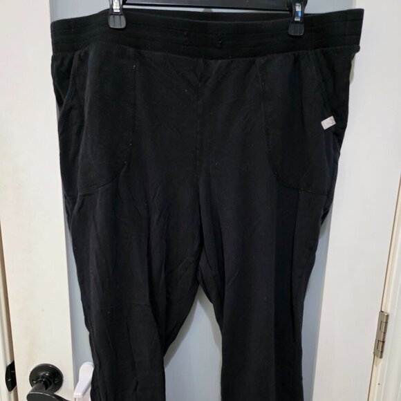 Torrid Women’s Black Joggers Size 2 Plus Sweatpants Loungewear Elastic Waist Poc - Picture 1 of 9